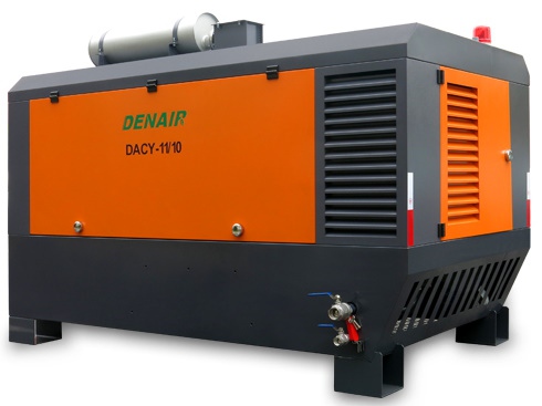 Дизельный компрессор Denair DACY-17/13 (на полозьях)